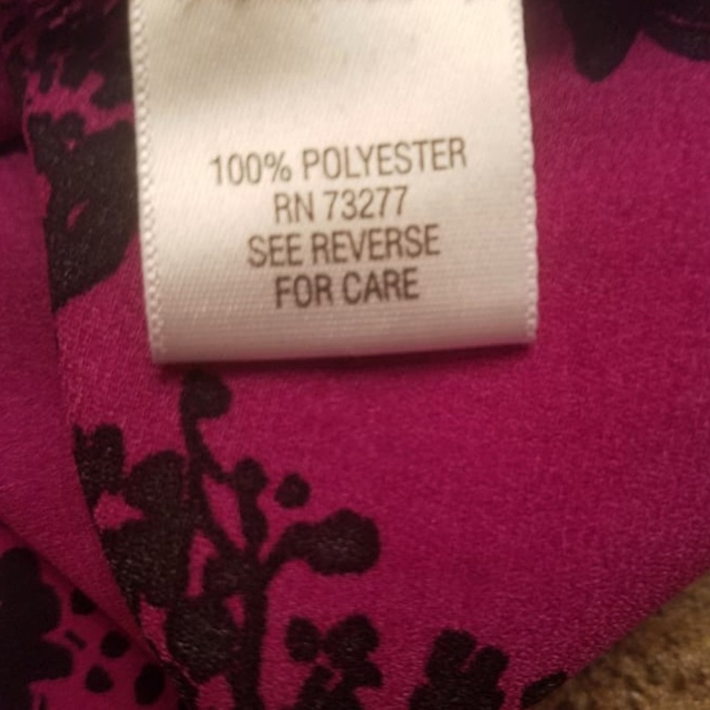 Purple & Black Floral Top - Picture 6 of 6